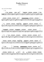 Funky Groove Steve Gadd Full Drum Transcription / Drum Sheet Music COPYDRUM