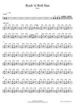 Rock 'n' Roll Star Oasis Full Drum Transcription / Drum Sheet Music COPYDRUM