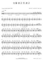 Tears Flow and Flow Again (눈물 쏟고 또 쏟고) Wheesung (휘성) Full Drum Transcription / Drum Sheet Music COPYDRUM