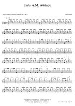 Early A.M. Attitude Dave Grusin & Lee Ritenour Full Drum Transcription / Drum Sheet Music COPYDRUM