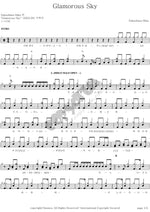 Glamorous Sky Nakashima Mika Full Drum Transcription / Drum Sheet Music COPYDRUM