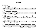 Reasons Earth, Wind & Fire Simplified Drum Transcription / Drum Sheet Music Daniel Galaz