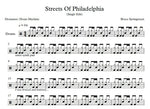 Streets of Philadelphia Bruce Springsteen Full Drum Transcription / Drum Sheet Music Franki Bio