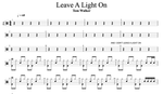 Leave a Light On Tommy Walker Full Drum Transcription / Drum Sheet Music Cyril Mayer