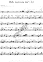 Shake Everything You Got Maceo Parker Full Drum Transcription / Drum Sheet Music COPYDRUM