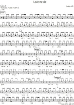 Love Me Do The Beatles Full Drum Transcription / Drum Sheet Music COPYDRUM