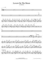 Lovers On The Moon AJ Mitchell Full Drum Transcription / Drum Sheet Music COPYDRUM