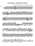 Me Muelen A Palos Los Bunkers Full Drum Transcription / Drum Sheet Music Carlos Dias Aidos