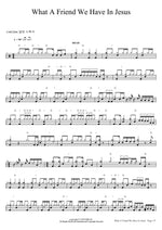 What a Friend We Have in Jesus CMF Full Drum Transcription / Drum Sheet Music COPYDRUM