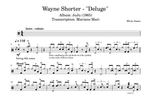 Deluge Wayne Shorter Full Drum Transcription / Drum Sheet Music Stick & Soul Jazz Drums Insights