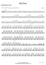 Bali Run Fourplay Full Drum Transcription / Drum Sheet Music COPYDRUM