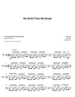 We Build Then We Break The Fray Full Drum Transcription / Drum Sheet Music Jaslow Drum Sheets