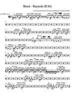 Rayando El Sol Maná Full Drum Transcription / Drum Sheet Music Carlos Dias Aidos