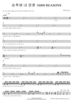 10,000 Reasons (송축해 내 영혼 10000 REASONS) YWAM (예수전도단) Full Drum Transcription / Drum Sheet Music COPYDRUM