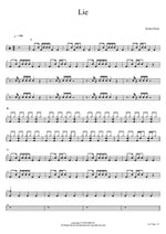 Lie Sasha Sloan Full Drum Transcription / Drum Sheet Music COPYDRUM