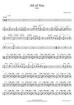 All of You - Riize (라이즈) drum sheet music