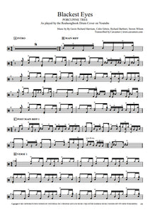Blackest Eyes - Porcupine Tree - Full Drum Transcription / Drum Sheet Music - Realsongbook