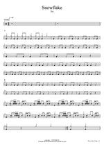 Snowflake Sia Full Drum Transcription / Drum Sheet Music COPYDRUM