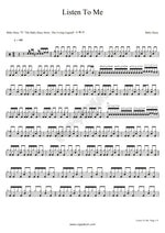 Listen to Me Baby Huey Full Drum Transcription / Drum Sheet Music COPYDRUM