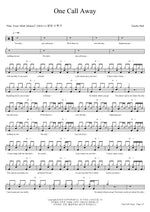 One Call Away Charlie Puth Full Drum Transcription / Drum Sheet Music COPYDRUM