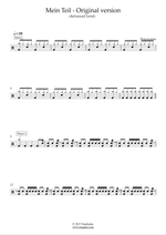 Mein Teil - Rammstein drum sheet music