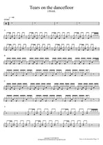 Tears on the dancefloor UPSAHL Full Drum Transcription / Drum Sheet Music COPYDRUM