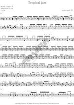 Tropical jam Michel Camilo Full Drum Transcription / Drum Sheet Music COPYDRUM