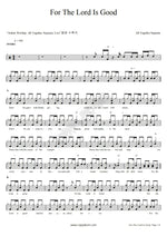 For the Lord Is Good Ardent Worship Full Drum Transcription / Drum Sheet Music COPYDRUM