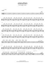 Amazing - Rex Orange County drum sheet music