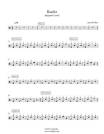 Radio - Lana Del Rey drum sheet music