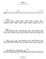 Radio - Lana Del Rey drum sheet music
