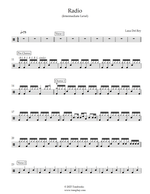 Radio - Lana Del Rey drum sheet music
