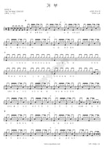 Rejection (거부) Big Mama (빅마마) Full Drum Transcription / Drum Sheet Music COPYDRUM