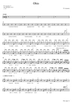 Ohio 혁오 Full Drum Transcription / Drum Sheet Music COPYDRUM