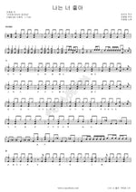 I Like You (나는 너 좋아) Cho Yong Pil (조용필) Full Drum Transcription / Drum Sheet Music COPYDRUM