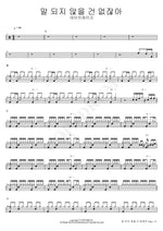 There’s Nothing That Doesn’t Make Sense (말 되지 않을 건 없잖아) Daybreak (데이브레이크) Full Drum Transcription / Drum Sheet Music COPYDRUM