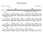The Funeral Band of Horses Full Drum Transcription / Drum Sheet Music Franki Bio