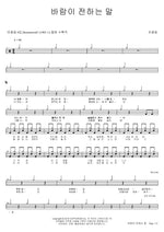 Words Carried by the Wind (바람이 전하는 말) Cho Yong Pil (조용필) Full Drum Transcription / Drum Sheet Music COPYDRUM