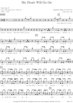 My Heart Will Go On (Love Theme from Titanic) Celine Dion Full Drum Transcription / Drum Sheet Music COPYDRUM