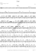 fall Po (포) Full Drum Transcription / Drum Sheet Music COPYDRUM