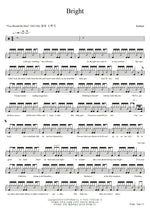 Bright Kehlani Full Drum Transcription / Drum Sheet Music COPYDRUM