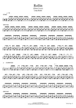 Rollin (Drum Cover) Limp Bizkit Full Drum Transcription / Drum Sheet Music COPYDRUM