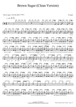 Brown Sugar D'Angelo Full Drum Transcription / Drum Sheet Music COPYDRUM
