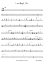 Love Feels Like Johnny Stimson Full Drum Transcription / Drum Sheet Music COPYDRUM