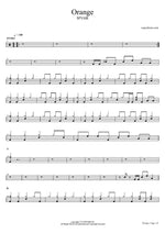 Orange - Spyair (スパイエアー) drum sheet music