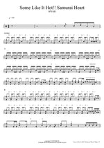 Samurai Heart (Some Like It Hot!!) (サムライハート) - Spyair (スパイエアー) drum sheet music