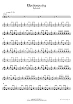Electioneering Radiohead Full Drum Transcription / Drum Sheet Music COPYDRUM