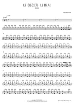Because I'm Stupid (내 머리가 나빠서) - SS501 (더블에스오공일) drum sheet music