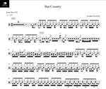 Bat Country Avenged Sevenfold Full Drum Transcription / Drum Sheet Music Drum Sheet MX