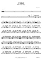 Swim - BTS (방탄소년단) drum sheet music